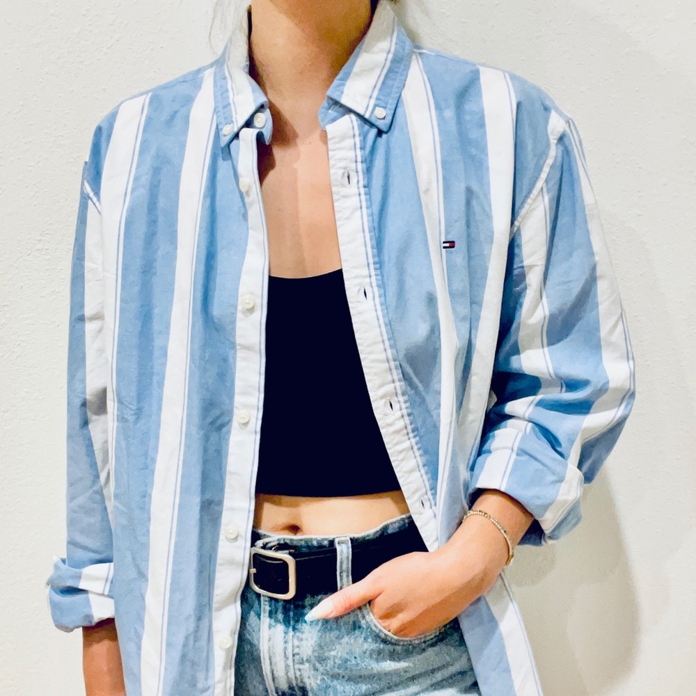 Tommy Hilfiger lined button up shirt